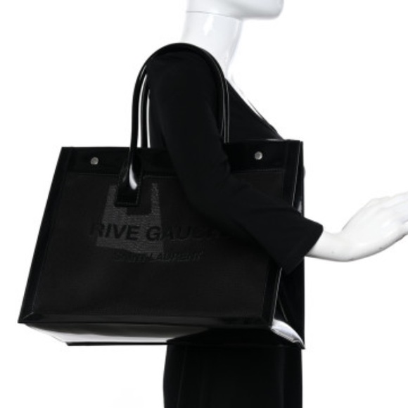 SALE! ❤️ LIKE NEW YSL LARGE RIVE GAUCHE TOTE - Picture 3 of 16